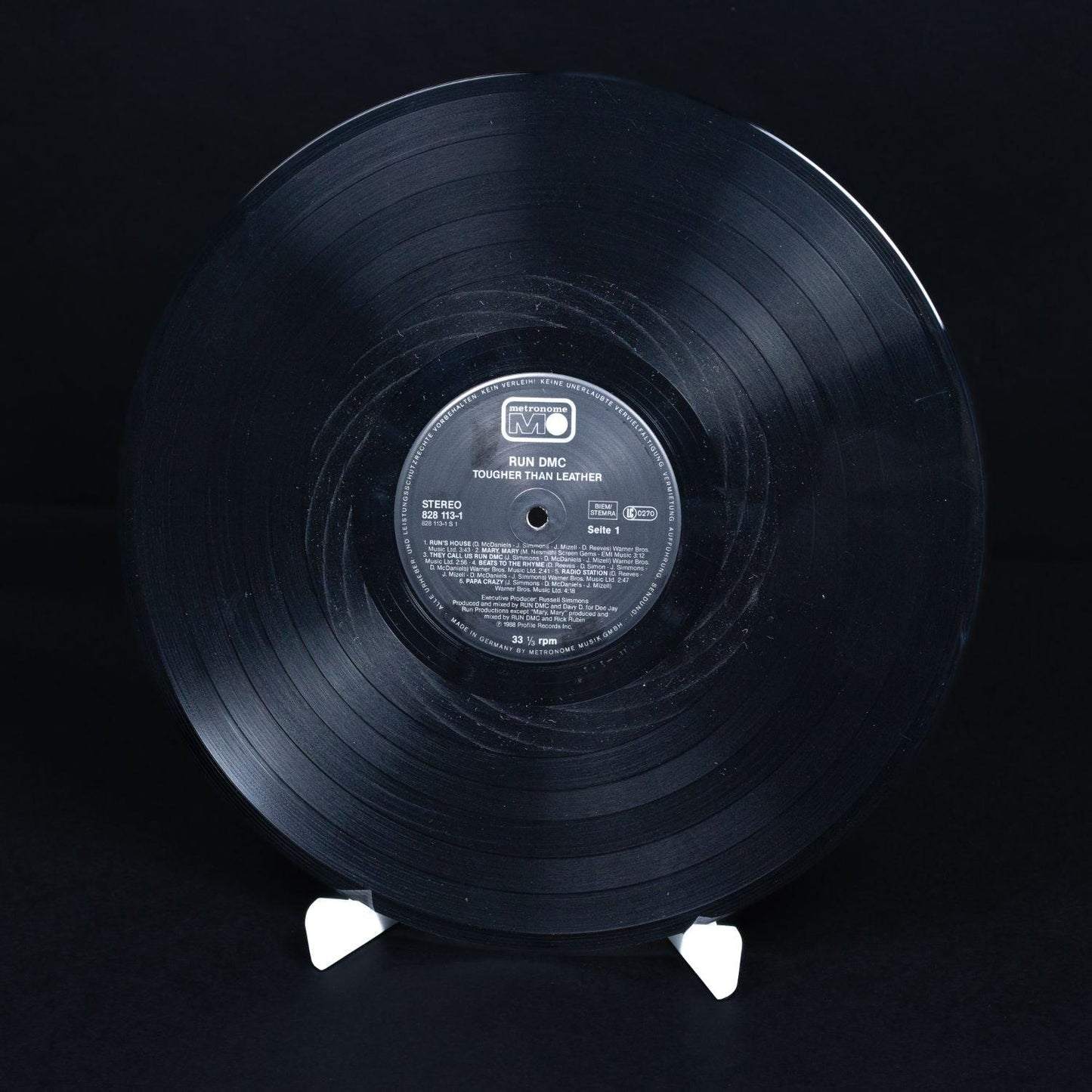 run-dmc-tougher-than-leather-vinyl-lp-12-schallplatte-vg-vg-3 - Utopia Collectibles