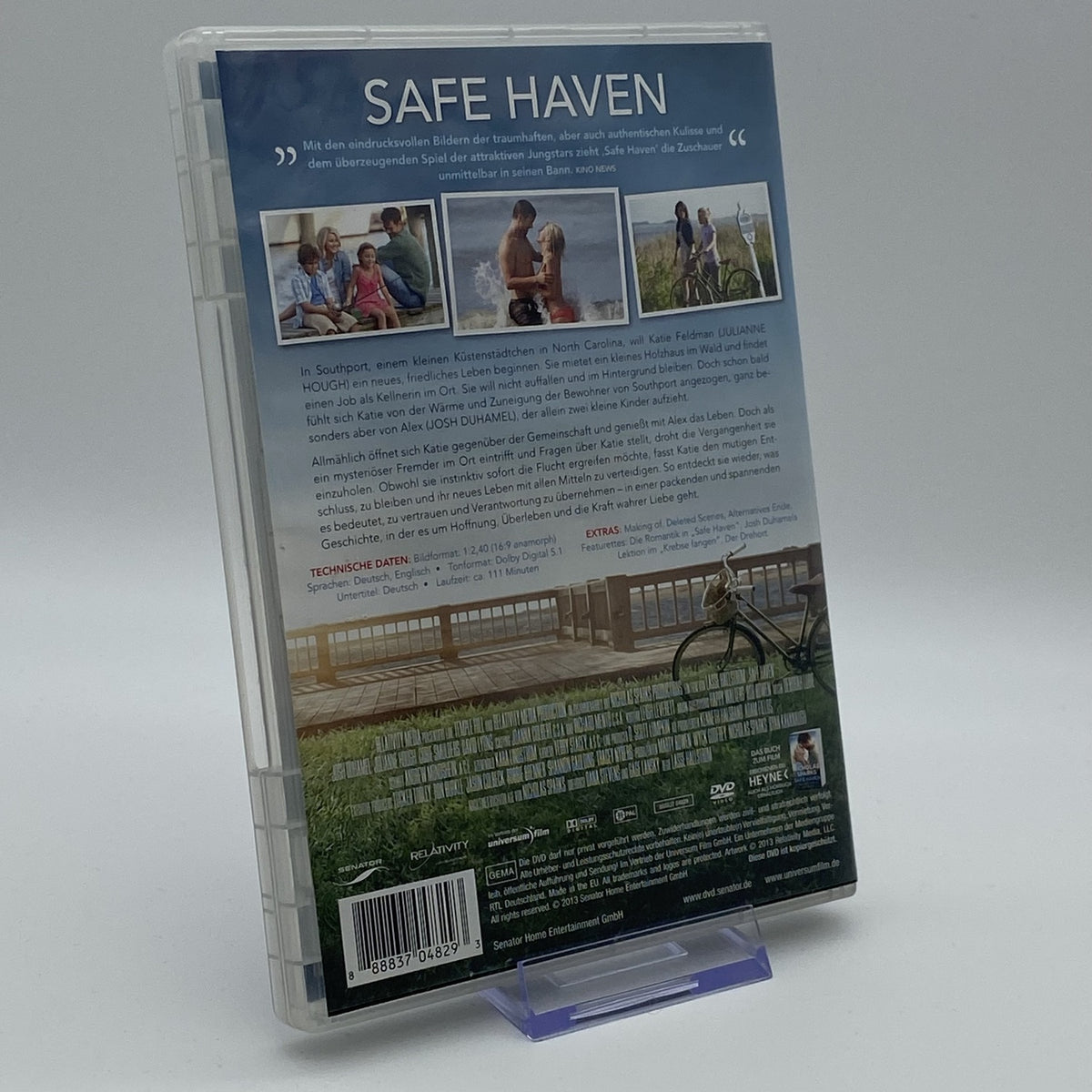 Safe Haven - Wie ein Licht in der Nacht - Nicholas Sparks - DVD - Zustand Gut