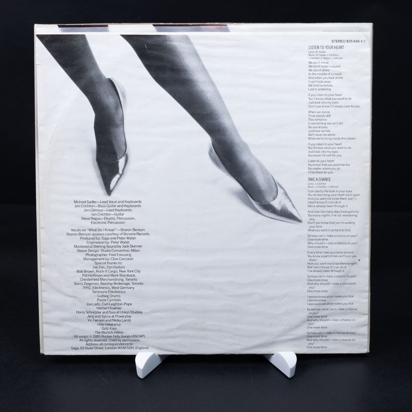 Saga - Behaviour - Vinyl LP 12'' Schallplatte - Stereo - NM / VG+
