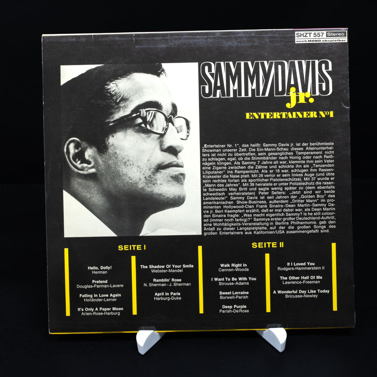 Sammy Davis Jr - Entertainer No 1 - Vinyl LP Schallplatte - Jazz - NM / VG+