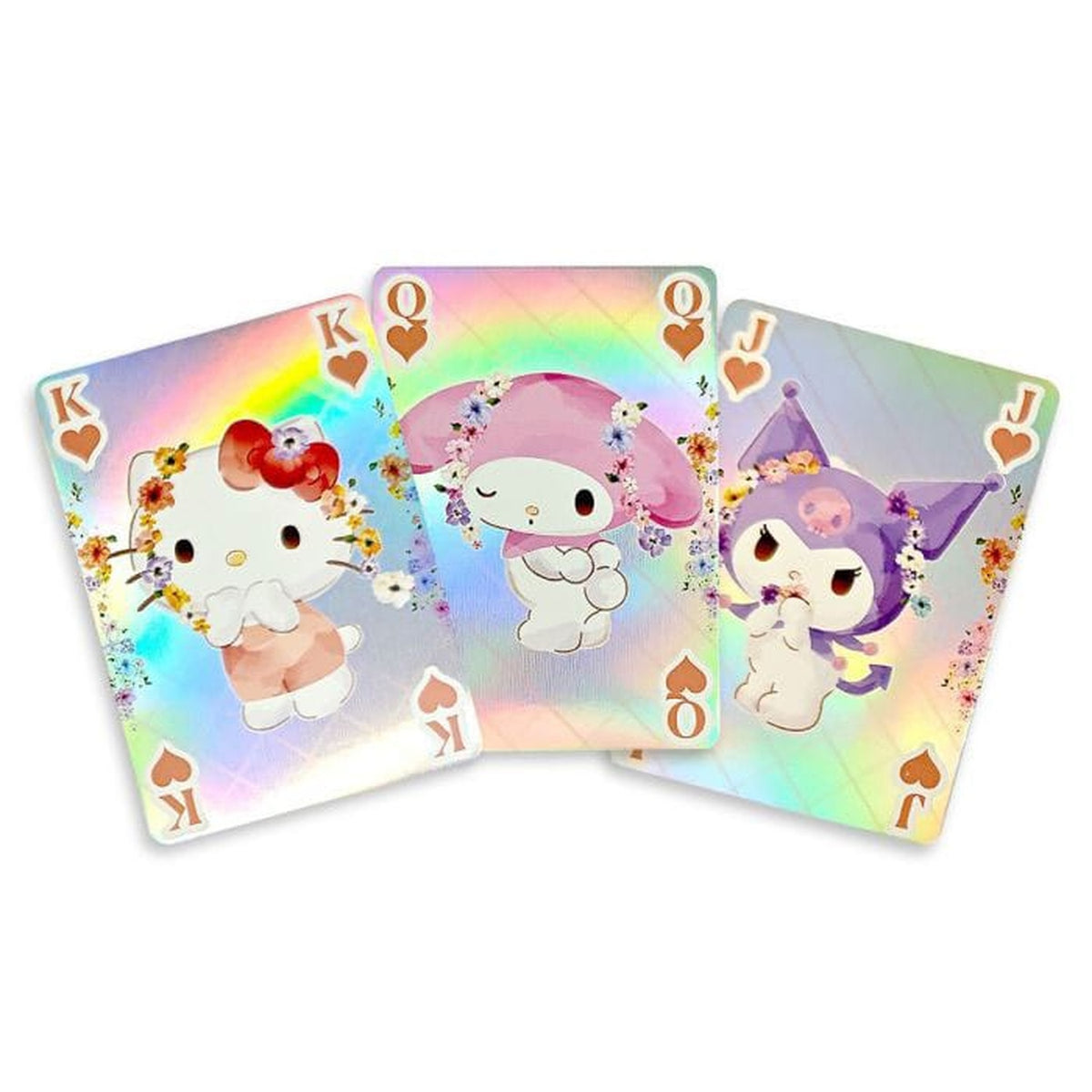 Hello Kitty & Friends Kartenspiel Sanrio Holographic - ab 6 J - Neu & OVP