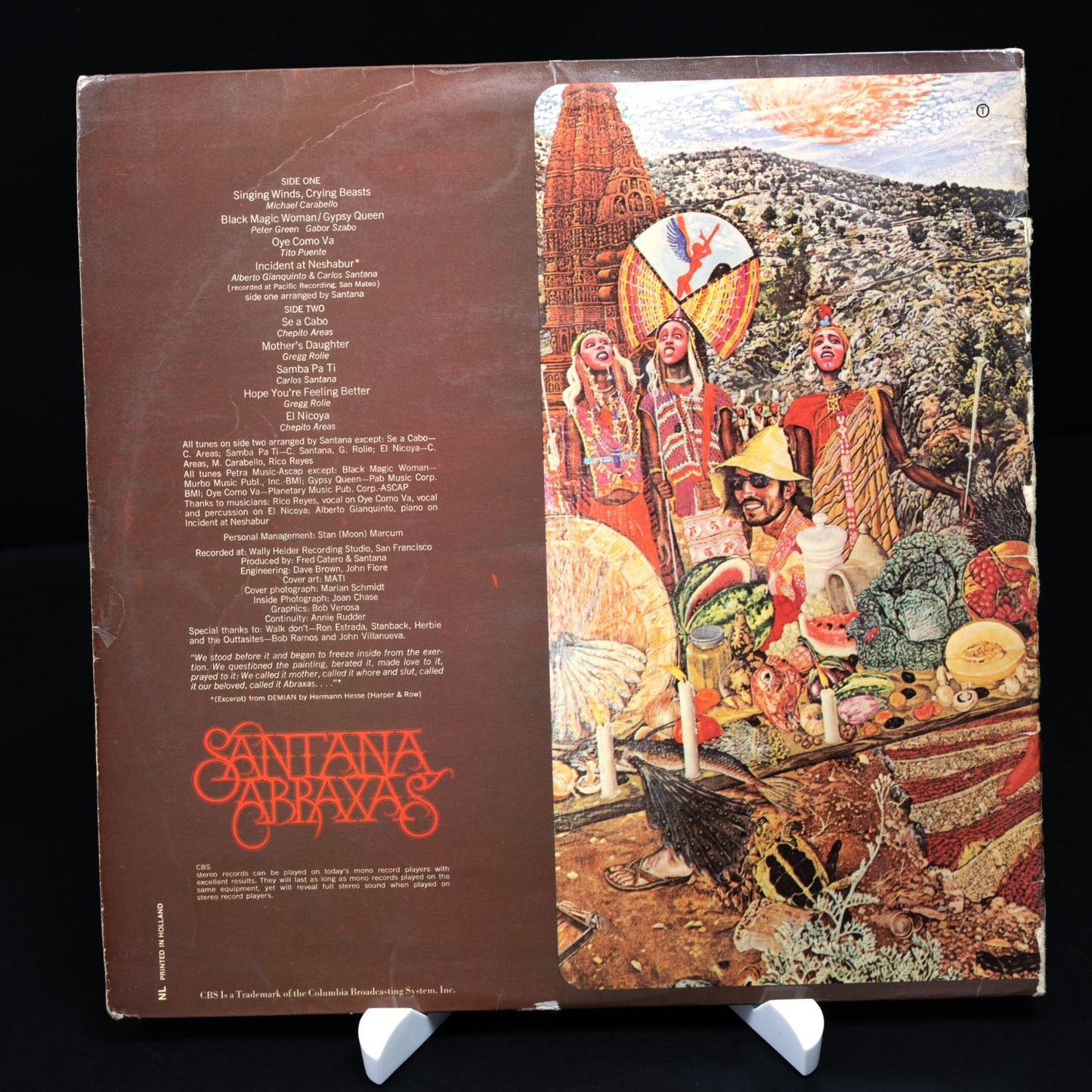 Santana - Abraxas - Vinyl LP Schallplatte - Rock - VG / G+