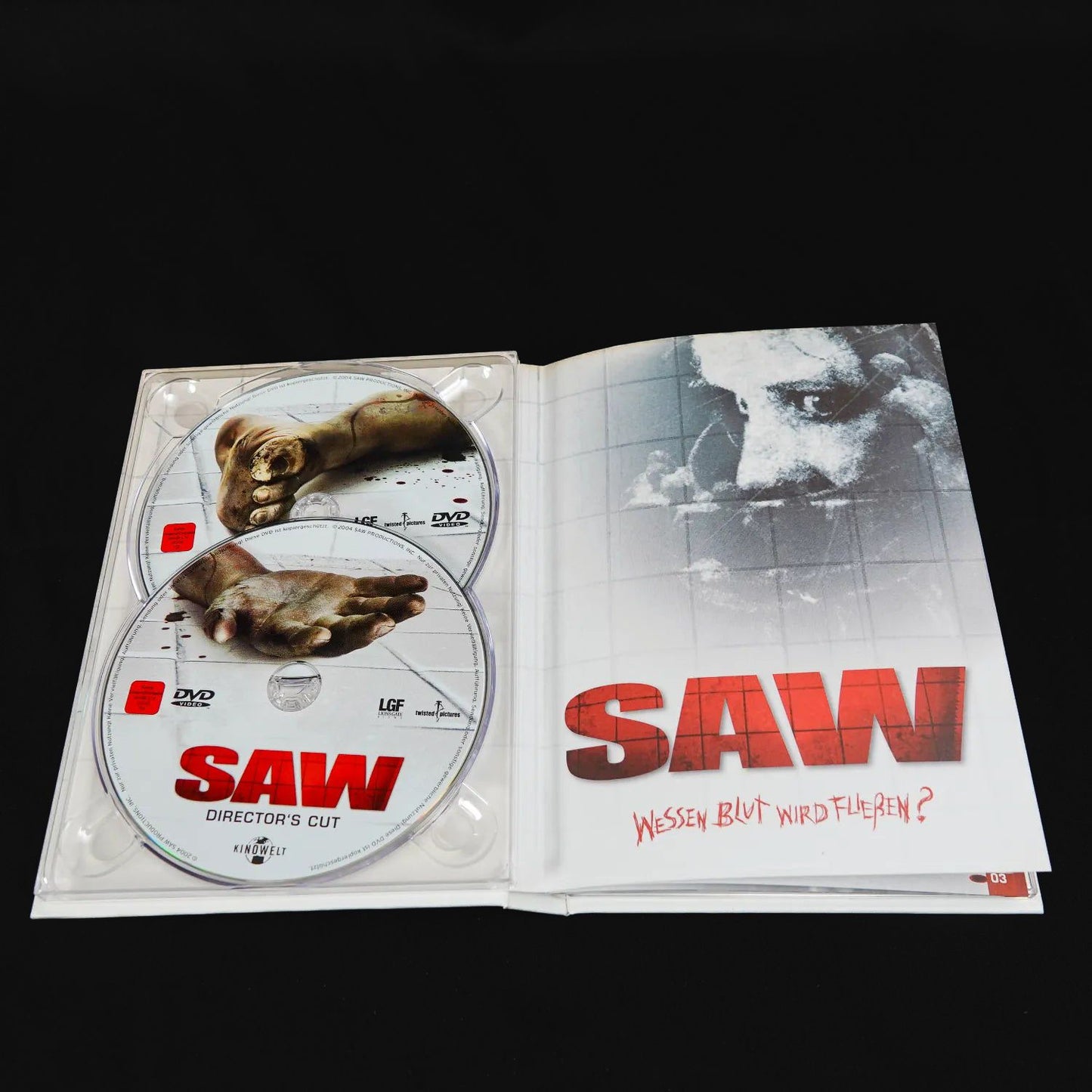Saw - Collectors Edition - Director's Cut DVD - Deutsch - Neuwertig - FSK 18