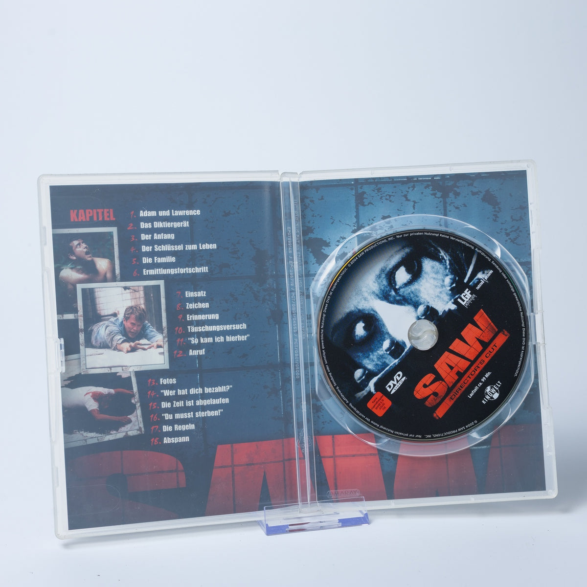 Saw - Director's Cut - James Wan - DVD - Slasher - Film - Horror - Gebraucht