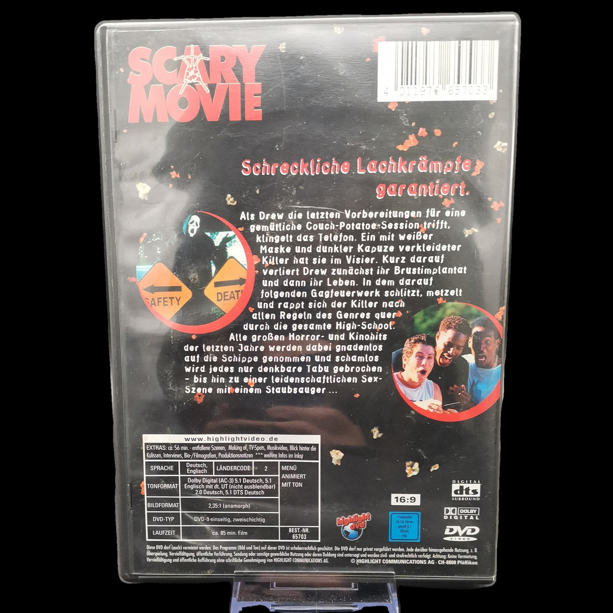 Scary Movie - Inkl. engl. Orig.fassung - Musicclip - Extras - DVD - Gebraucht