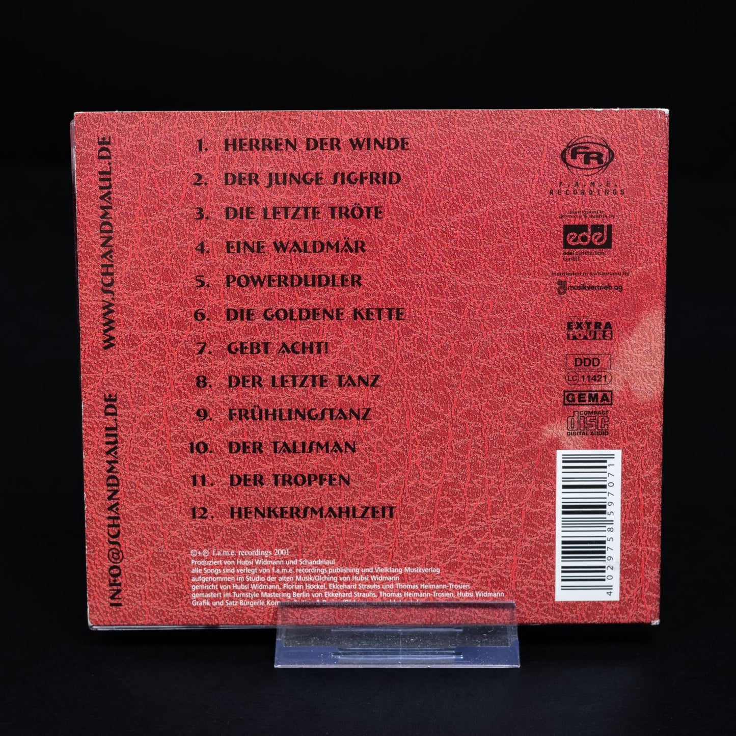 Schandmaul - Von Spitzbuben Und Anderen Halunken - CD - NM/NM