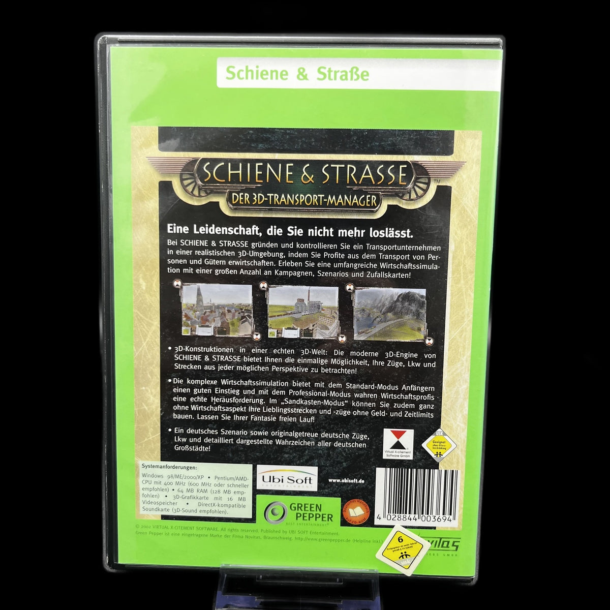 Schiene & Straße Der 3D-Transport-Manager - PC - deutsch - Gebraucht