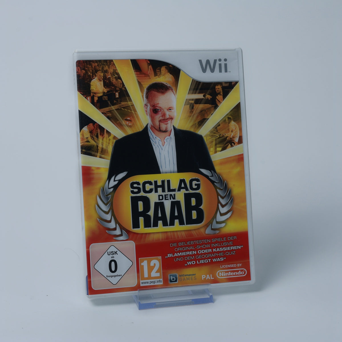 Schlag den Raab - Nintendo Wii Spiel - CiB - PAL - Deutsch - Zustand Sehr Gut