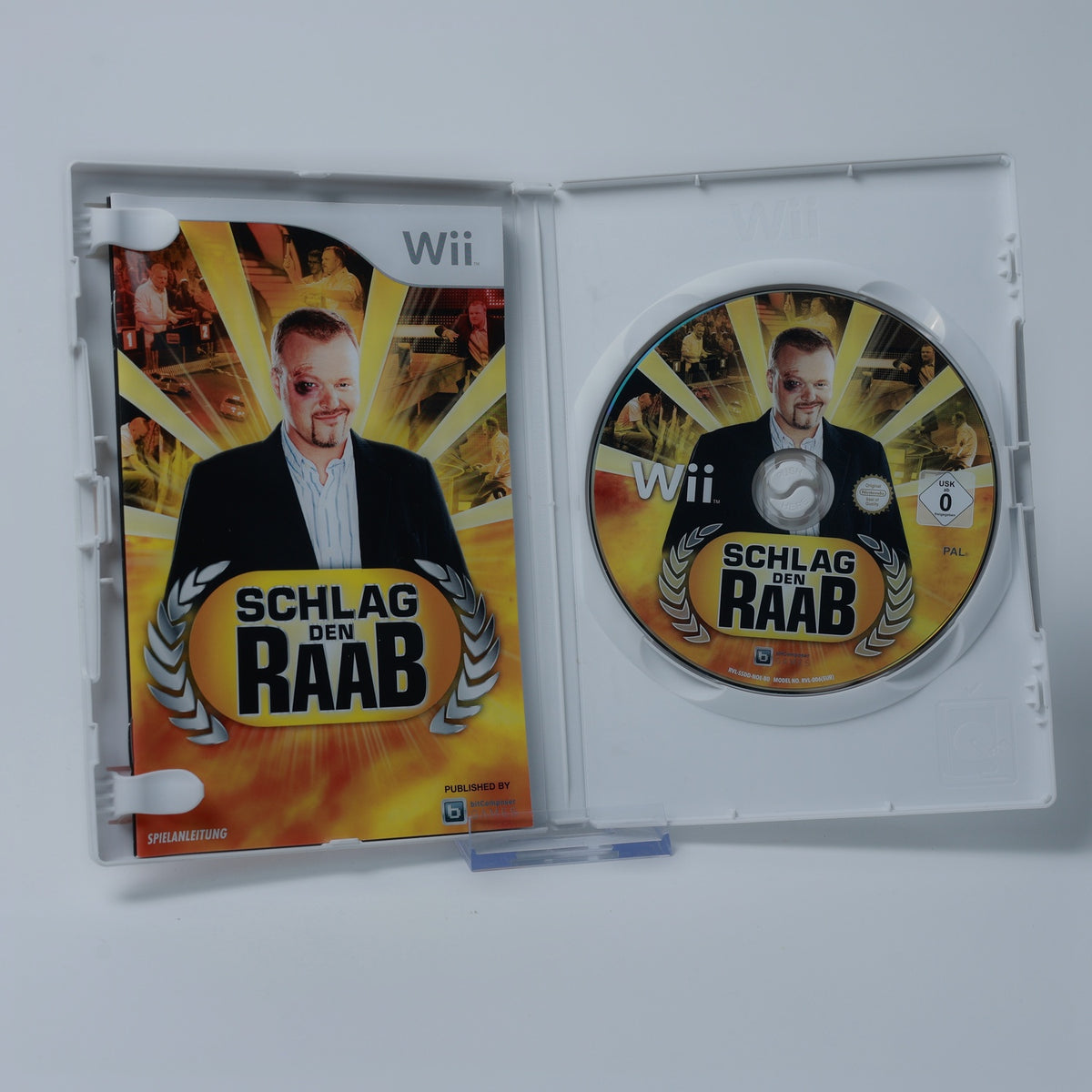 Schlag den Raab - Nintendo Wii Spiel - CiB - PAL - Deutsch - Zustand Sehr Gut