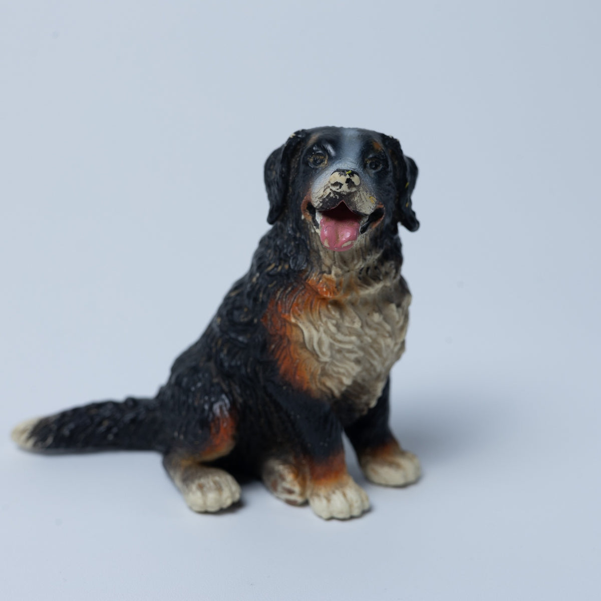 Schleich Tier Figur: Berner Sennhund sitzend (1996) - 16316 - Zustand Gut