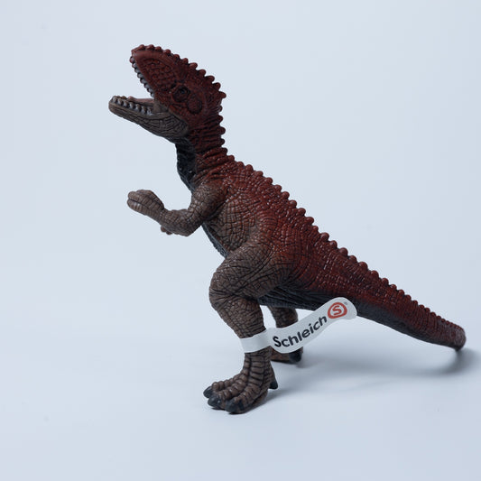 Schleich Tier Figur: Dinosaurier Raptor McDonalds 2019 - Mit Fahne / Banderole