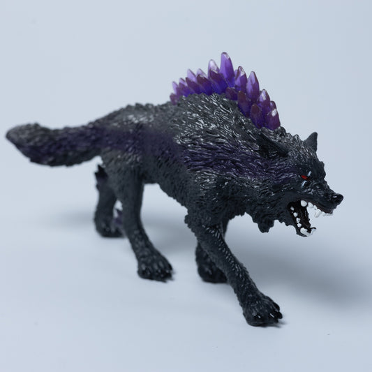 Schleich Tier Figur: Eldrador Schattenwolf (2017) - Zustand Sehr Gut
