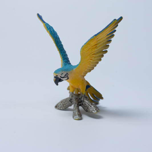 Schleich Tier Figur: Gelbbrustara / Papagei (2012) - 14690 - Zustand Gut