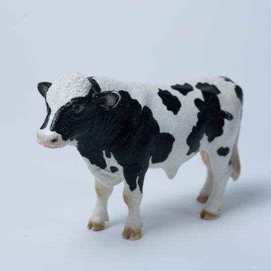 Schleich Tier Figur: Kuh / Holsteiner Bulle (2007) - 13632 - Zustand Sehr Gut
