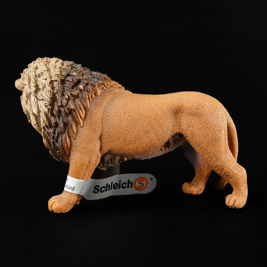 schleich-tier-figur-loewe-modell-14726-mit-faehnchen-etikett-2 - Utopia Collectibles
