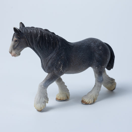 Schleich Tier Figur: Pferd / Clydesdale Stute (2004) - 13291 - Zustand Bespielt