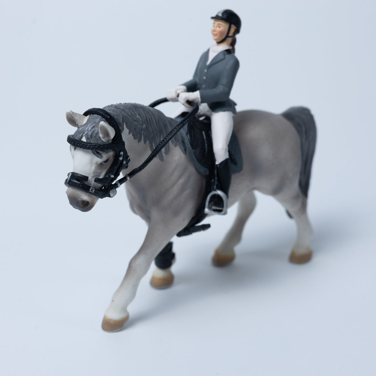Schleich Tier Figur: Springreiter mit Pferd (2001) - 42020 - Zustand Sehr Gut