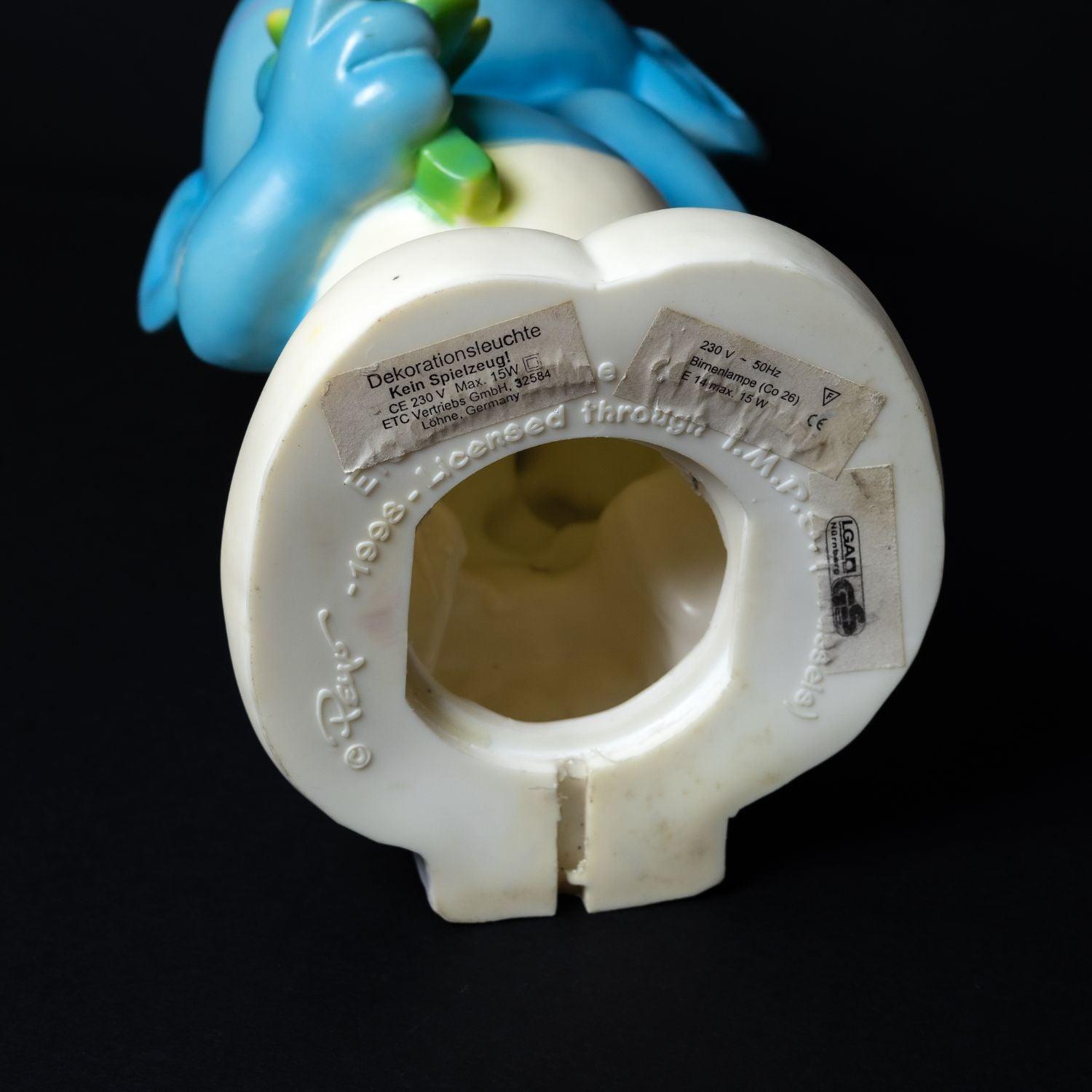 schlumpf-kunststoff-tischlampe-leuchte-vintage-peyo-1998-35-cm-ohne-fassung-4 - Utopia Collectibles