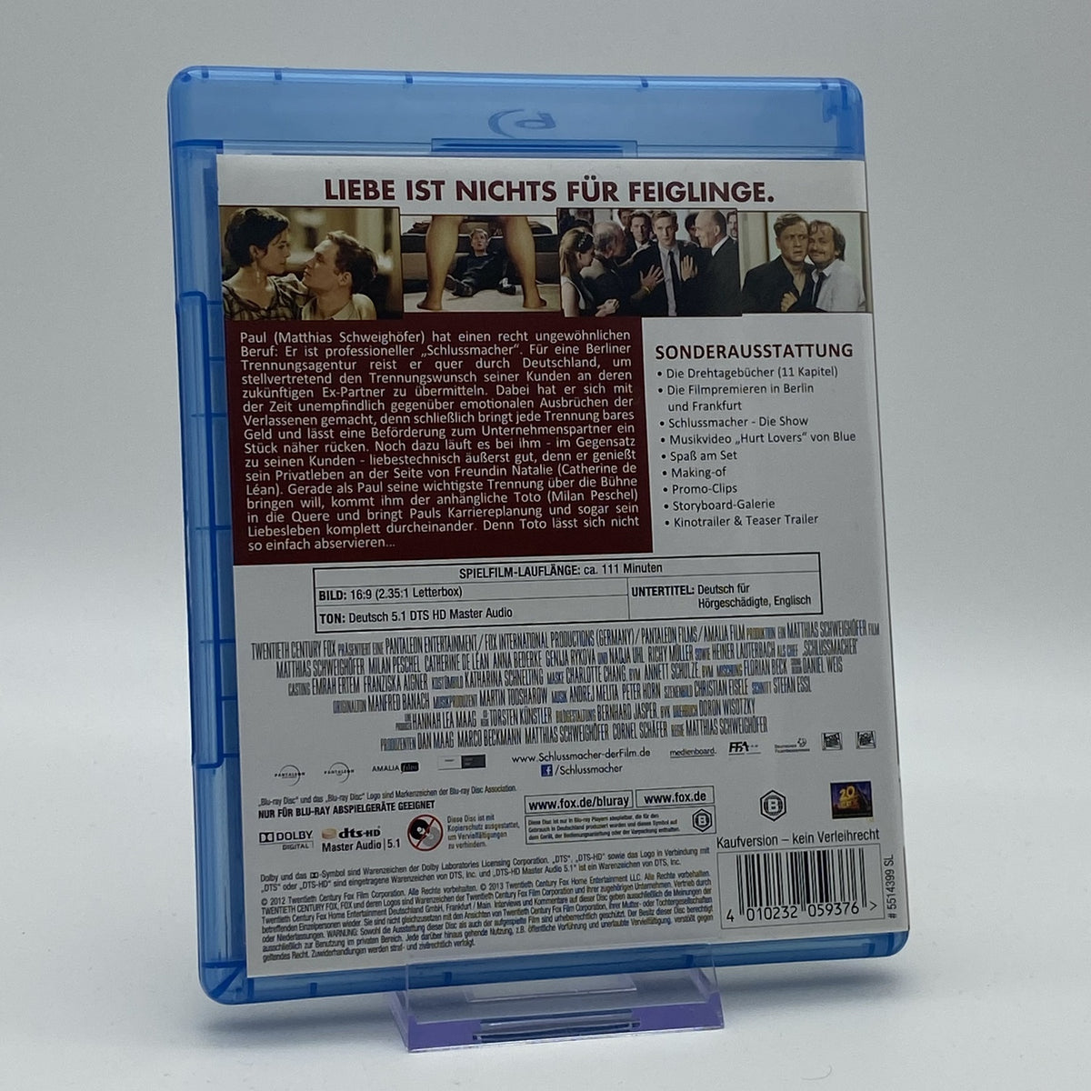 Schlussmacher - Fan Edition - Matthias Schweighöfer - Blu-Ray - Zustand Sehr Gut