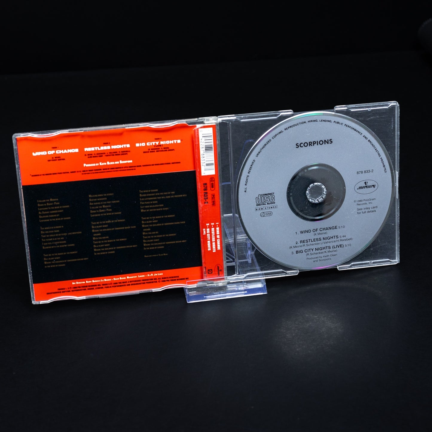 Scorpions - Wind Of Change - CD - NM/VG+ - Rock - Maxi-Single - Gebraucht