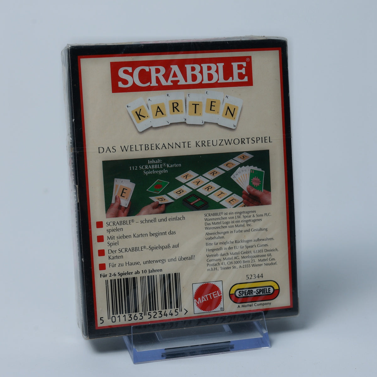 Scrabble Karten - Spear Spiele - Komplettes Spiel - Neu & Sealed / OVP