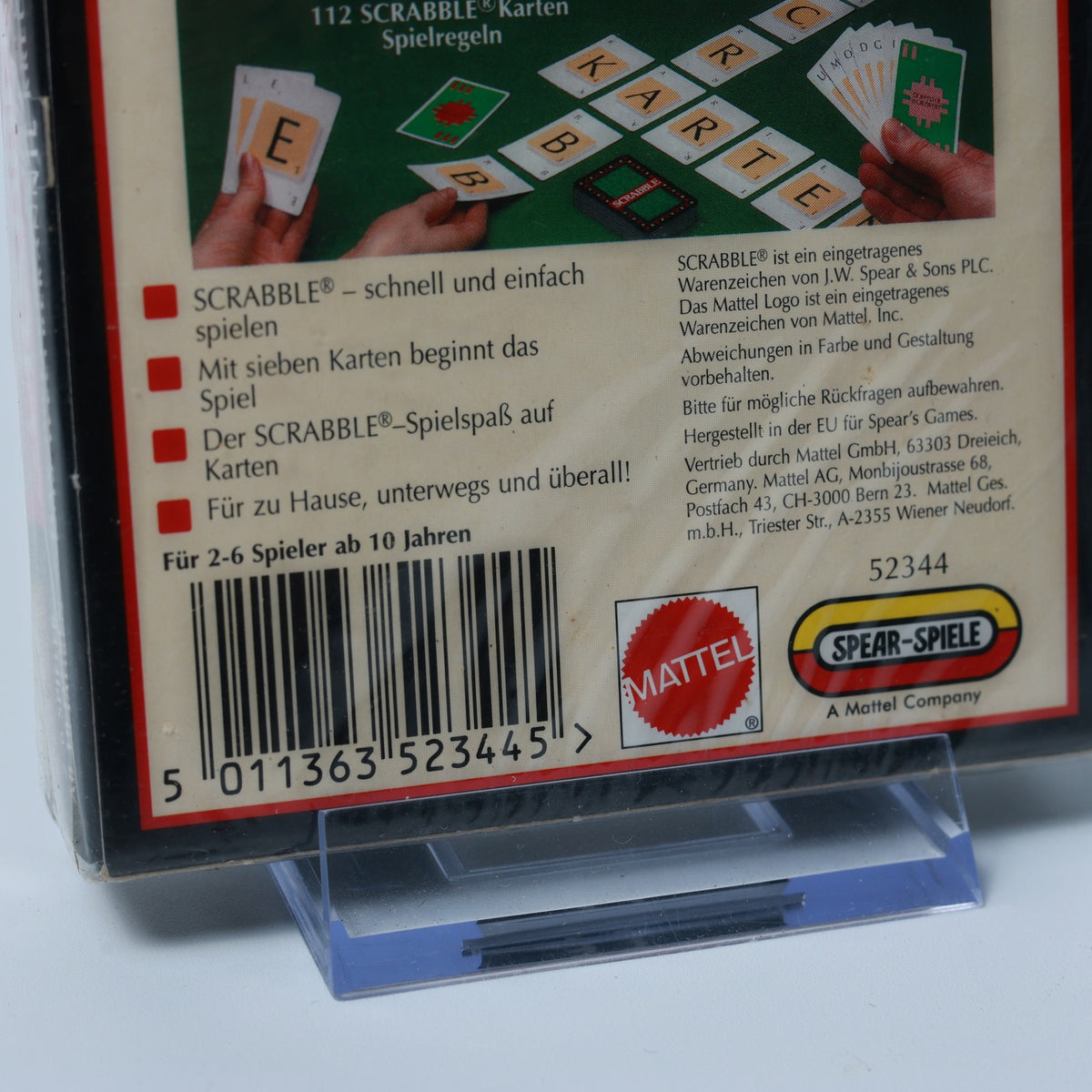 Scrabble Karten - Spear Spiele - Komplettes Spiel - Neu & Sealed / OVP
