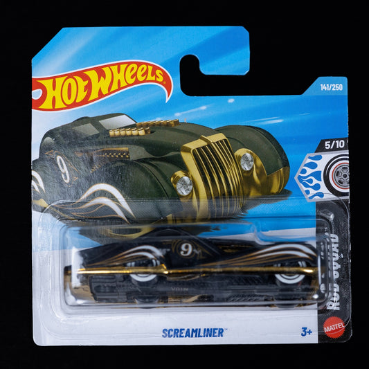 Hot Wheels Screamliner - Mattel - Rod Squad - 1/64 - Schwarz - 2024 - Neu