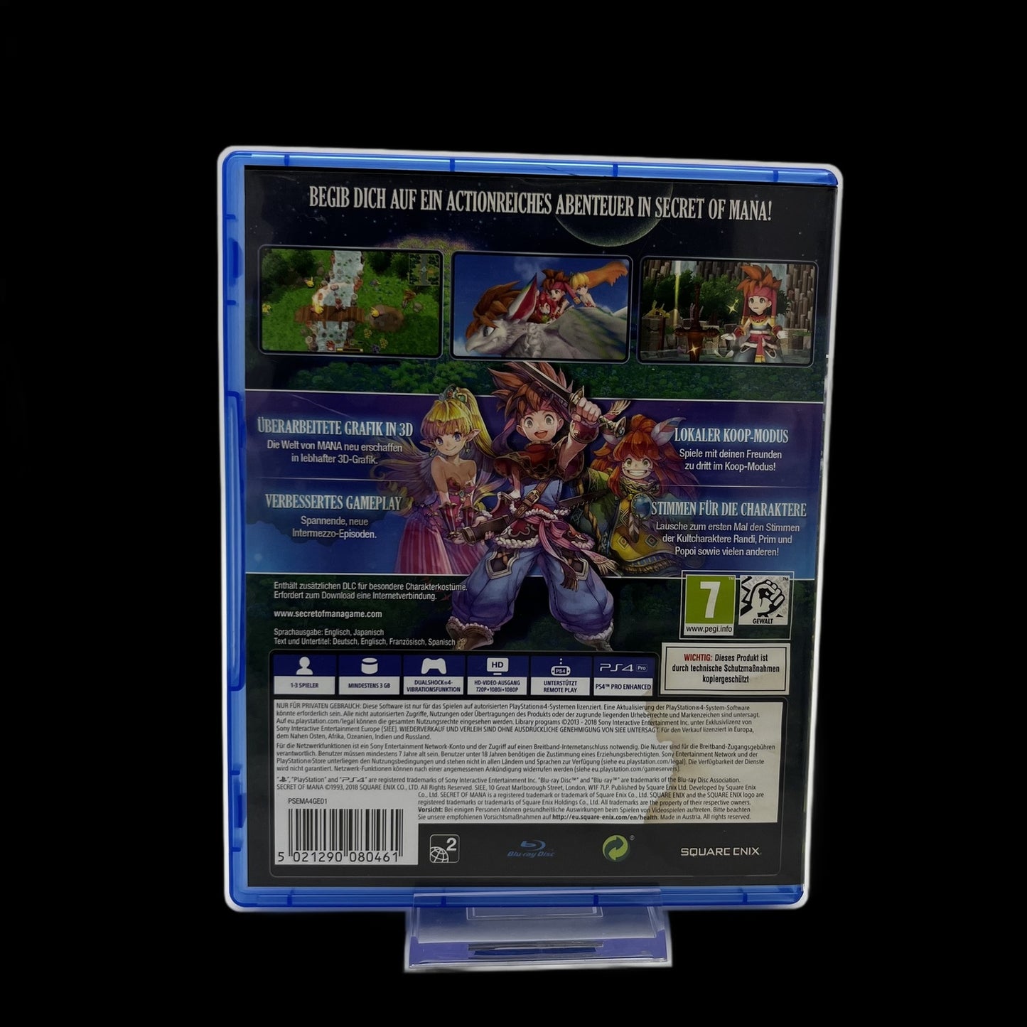 Secret of Mana - Playstation 4 - Complete in Box - PAL - deutsch - Gebraucht