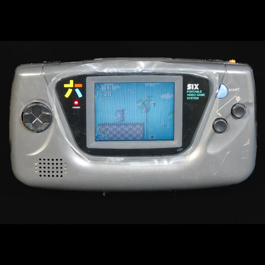 Sega Game Gear - Neue Kondensatoren - Displayscheibe - Inkl. Spiel - Gebraucht
