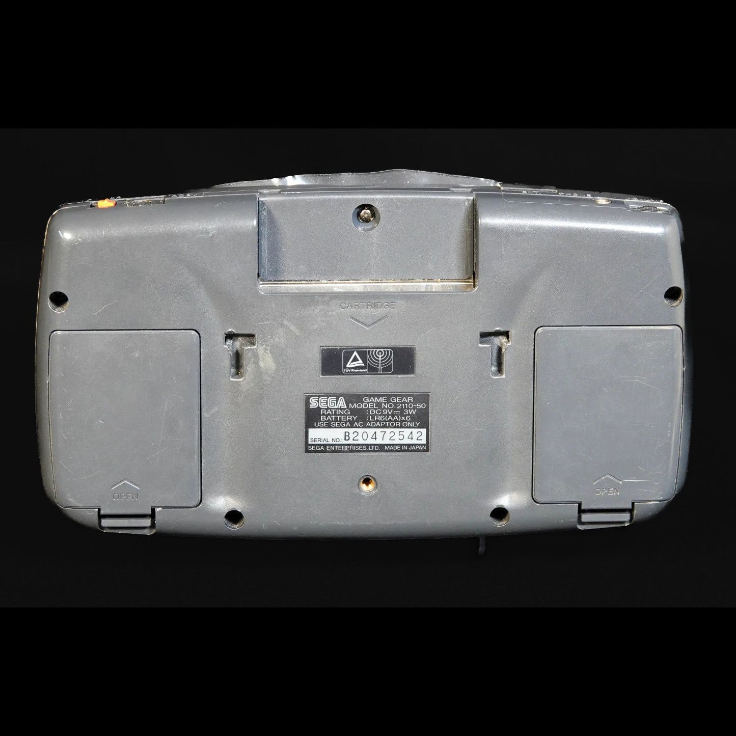 Sega Game Gear - Neue Kondensatoren - Displayscheibe - Inkl. Spiel - Gebraucht