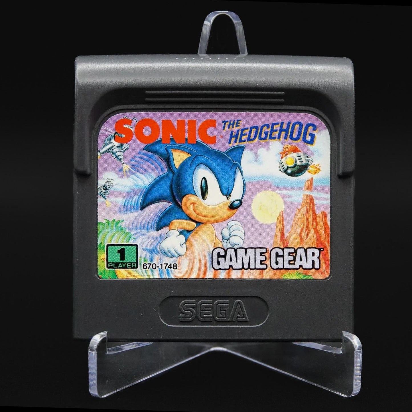 Sega Game Gear - Neue Kondensatoren - Displayscheibe - Inkl. Spiel - Gebraucht