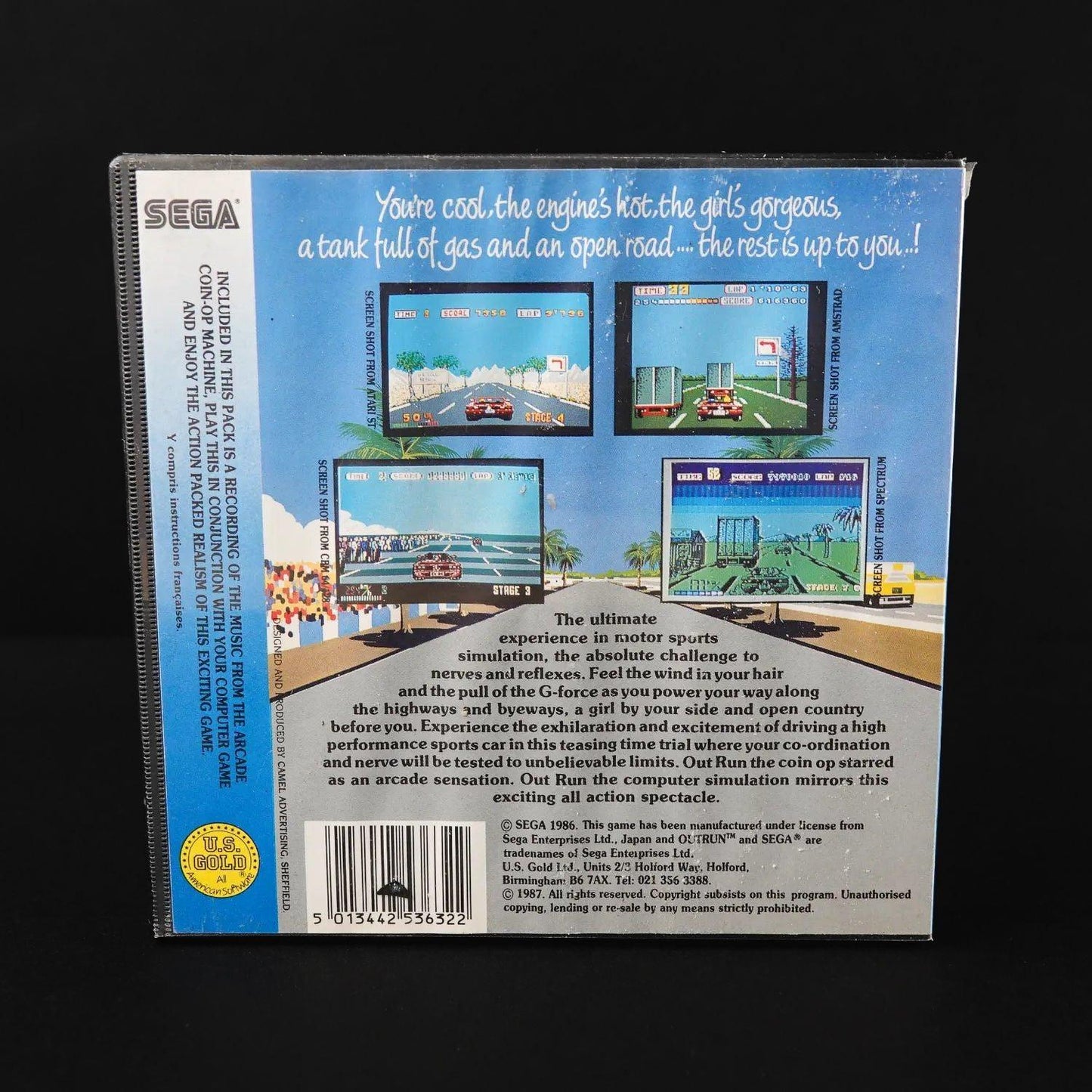 sega-out-run-cbm-commodore-64-c64-128-diskette-cib-komplett-englisch-5 - Utopia Collectibles