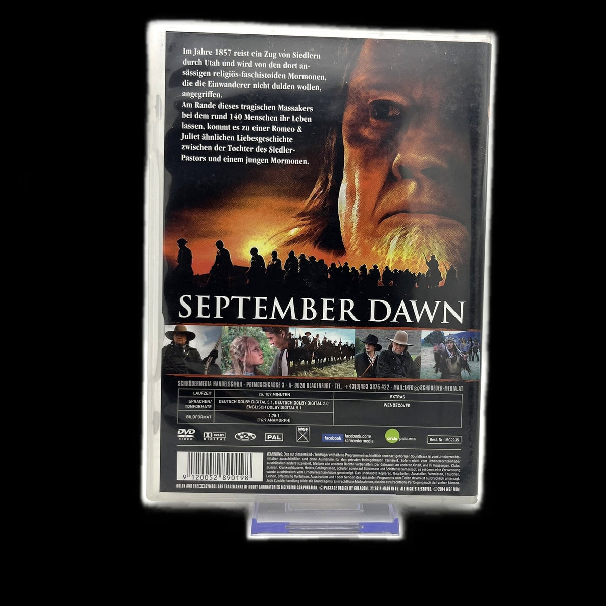 September Dawn - Wendecover ohne FSK-Logo - DVD - Drama - Film - Gebraucht