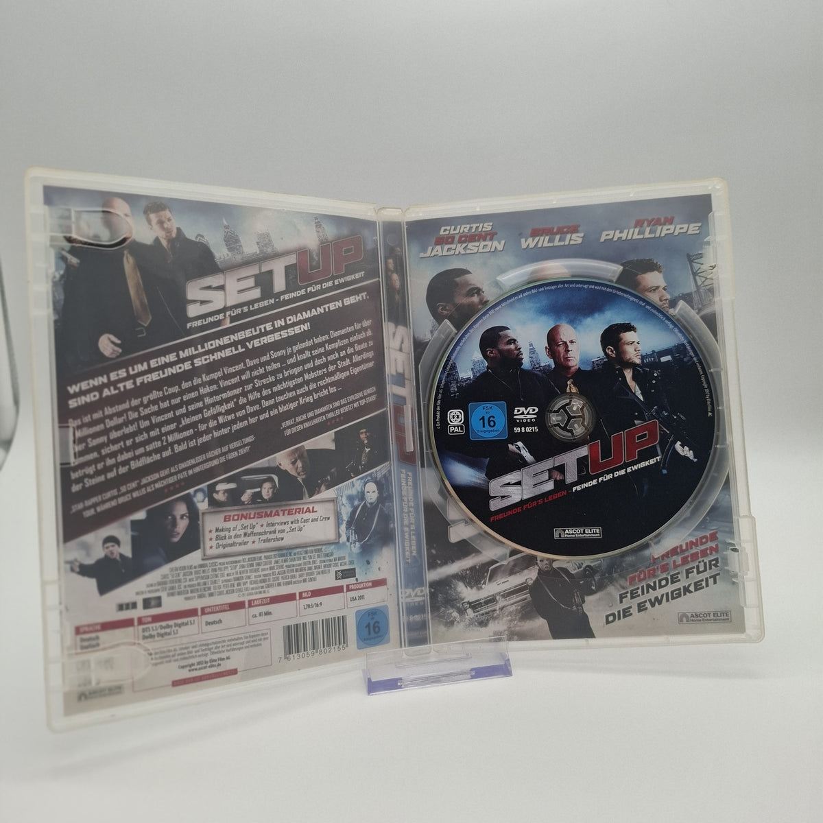 Set Up - 50 Cent - Bruce Willis - Ryan Phillippe - 2011 - DVD - Zustand Sehr Gut