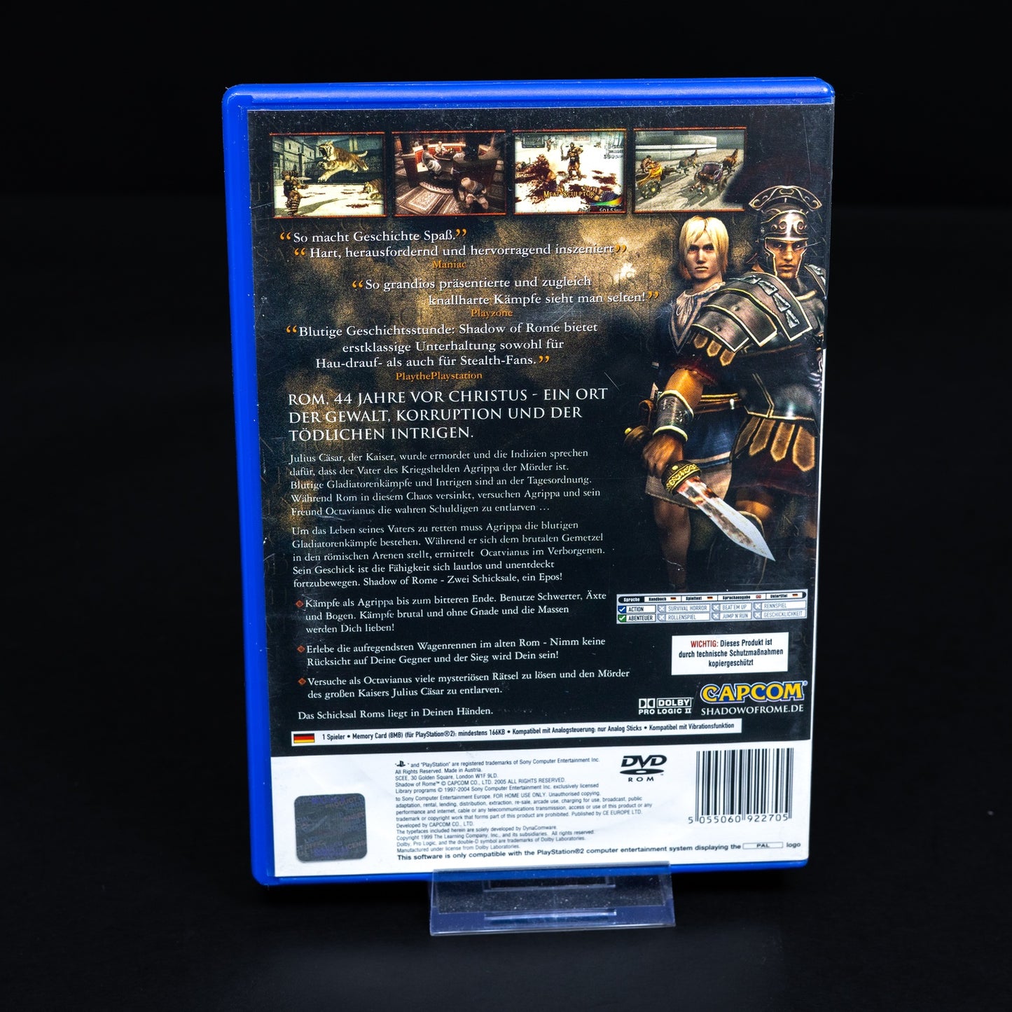 Shadow of Rome - Playstation 2 PS2 Spiel - CiB - Zustand Sehr Gut