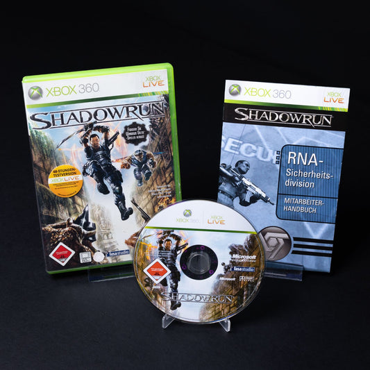 Shadowrun - XBOX 360 Spiel - PAL - CiB mit Anleitung - Zustand Sehr Gut