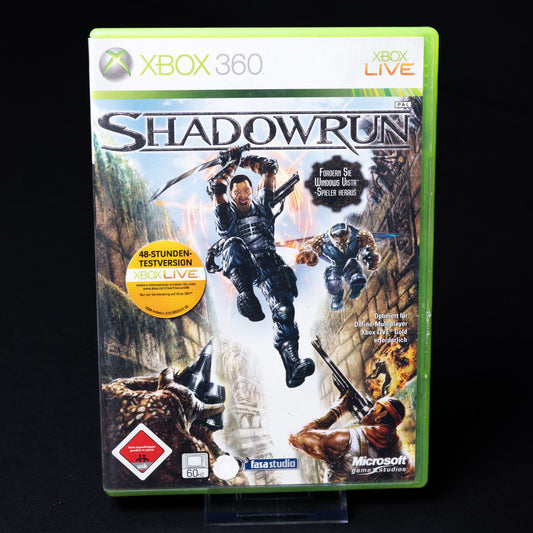Shadowrun - XBOX 360 Spiel - PAL - CiB mit Anleitung - Zustand Sehr Gut