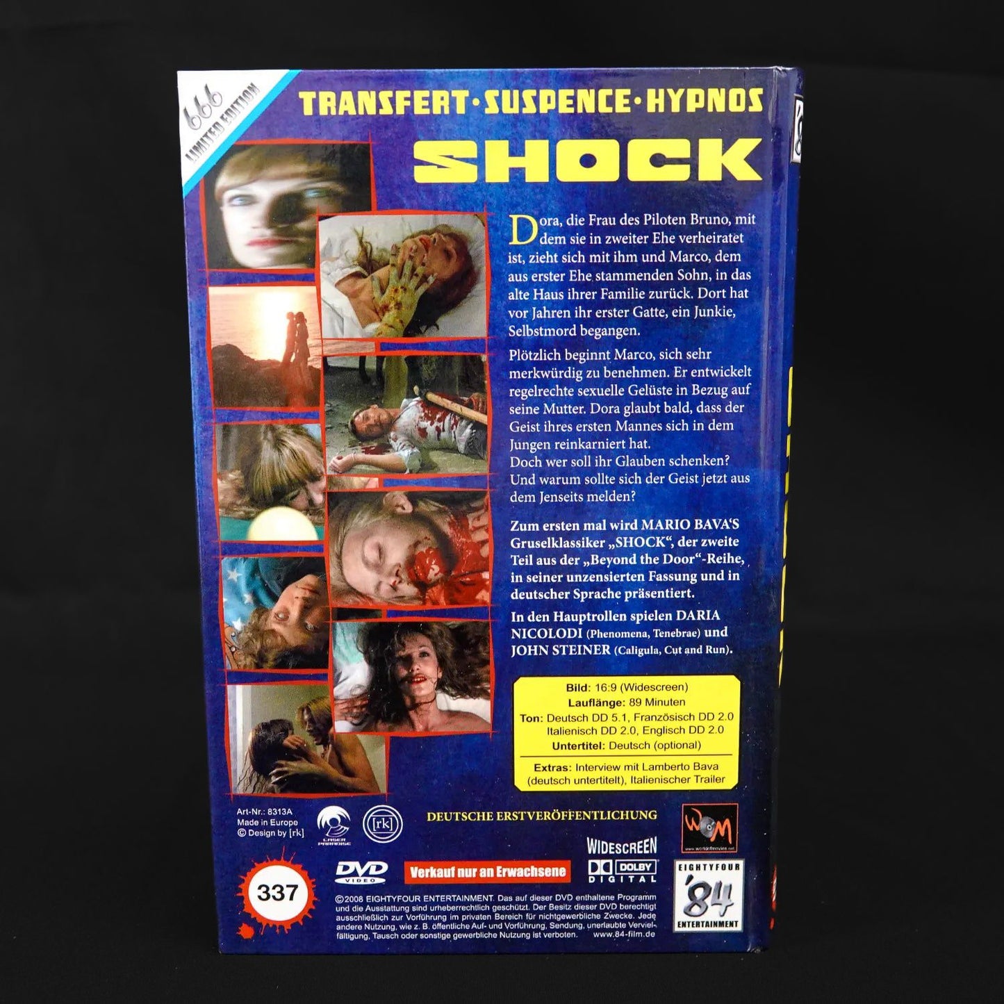 Shock - Ein Film von Mario Brava - DVD Mediabook - 666 Limited Edition - Deutsch