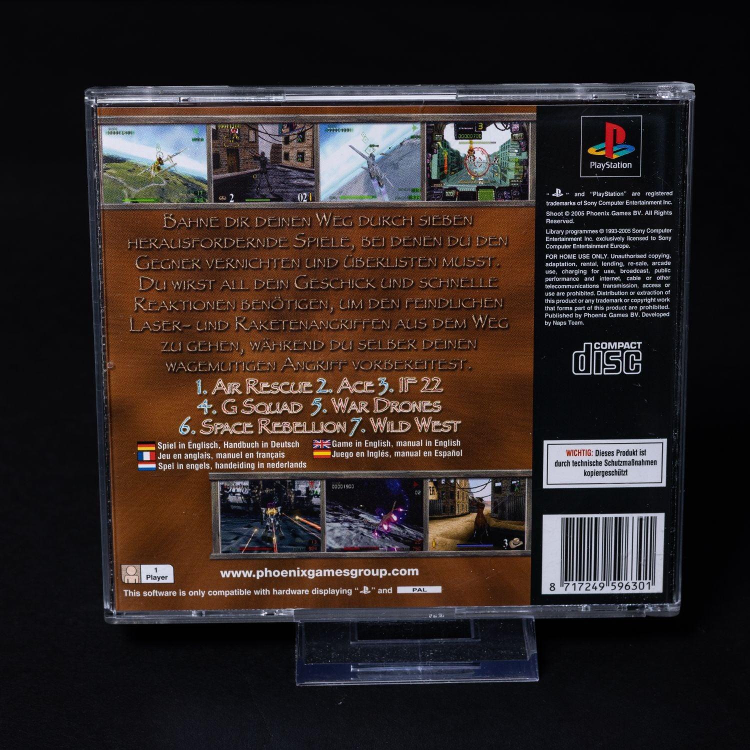 shoot-playstation-ps1-spiel-cib-mit-anleitung-pal-zustand-sehr-gut-2 - Utopia Collectibles