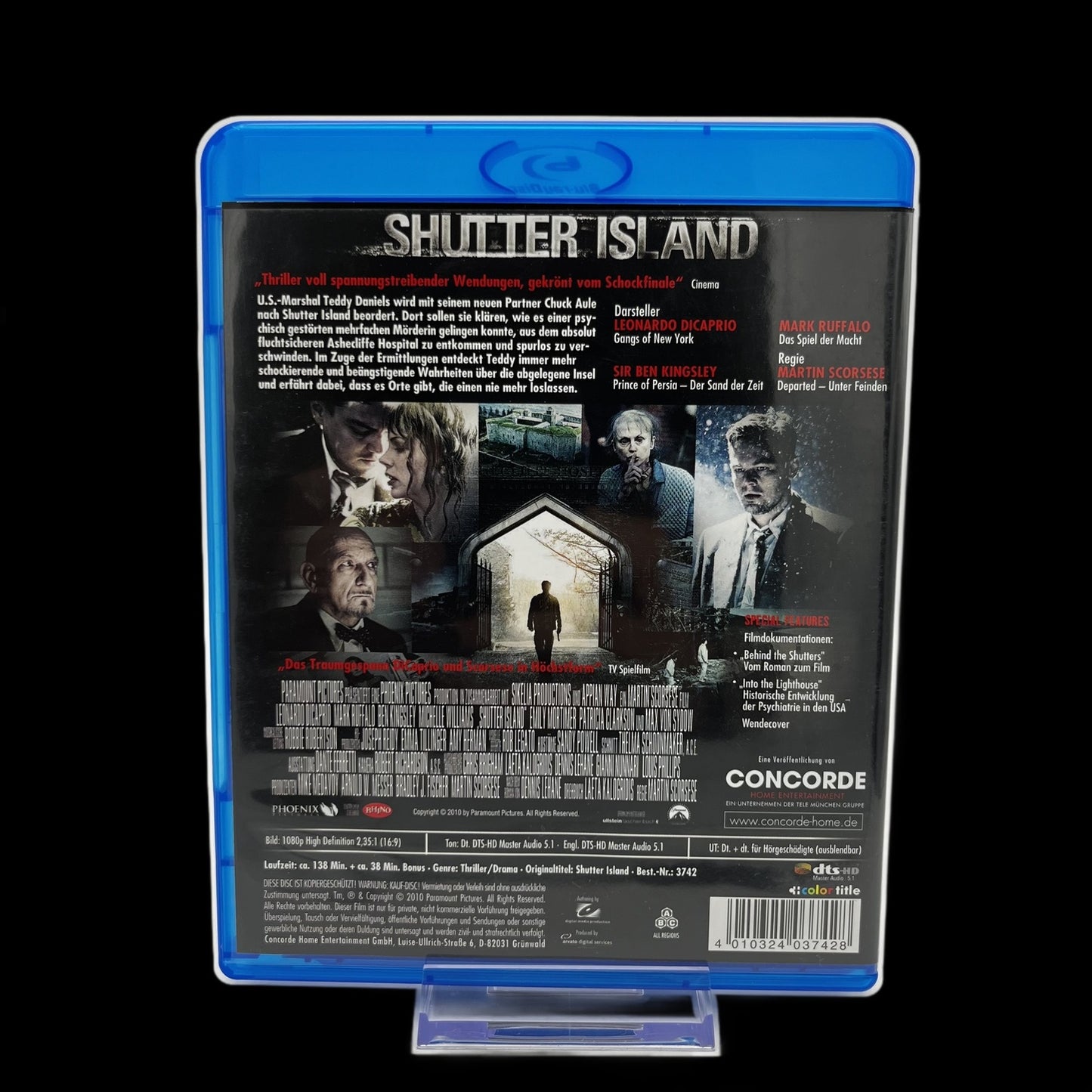 Shutter Island - FSK 16 - Leonardo DiCaprio - Blu-Ray - Gebraucht