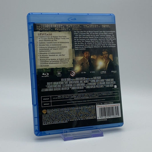 Sieben - David Fincher - Brad Pitt, Morgan Freeman - Blu-Ray - Zustand Sehr Gut
