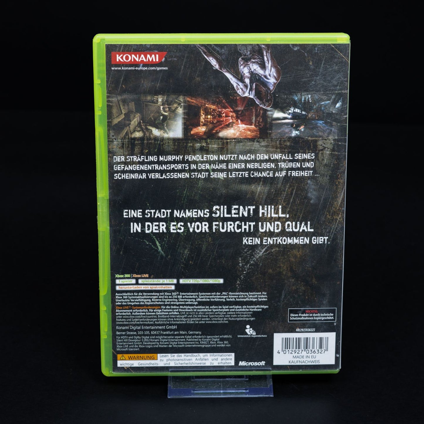 Silent Hill Downpour - XBOX 360 Spiel - CiB - Zustand Gut