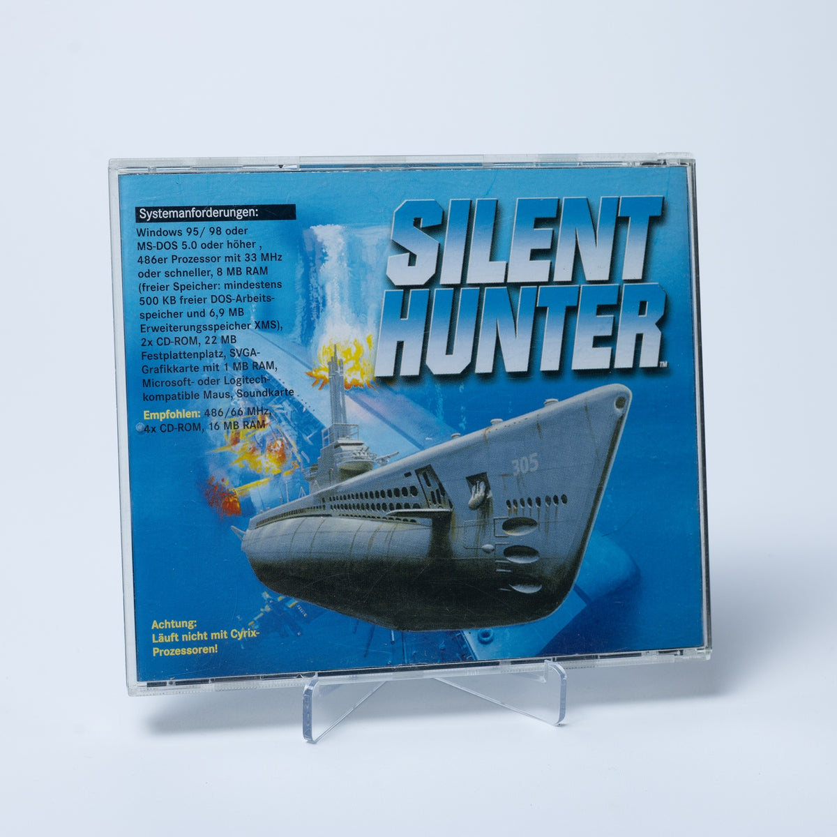 Silent Hunter - PC CD-ROM Spiel - in Jewel-Case - Zustand Sehr Gut