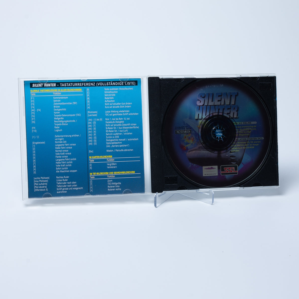 Silent Hunter - PC CD-ROM Spiel - in Jewel-Case - Zustand Sehr Gut