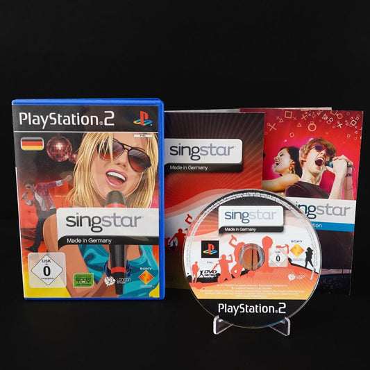 Singstar Made in Germany - Playstation 2 PS2 - CiB - PAL Deutsch - Gebraucht