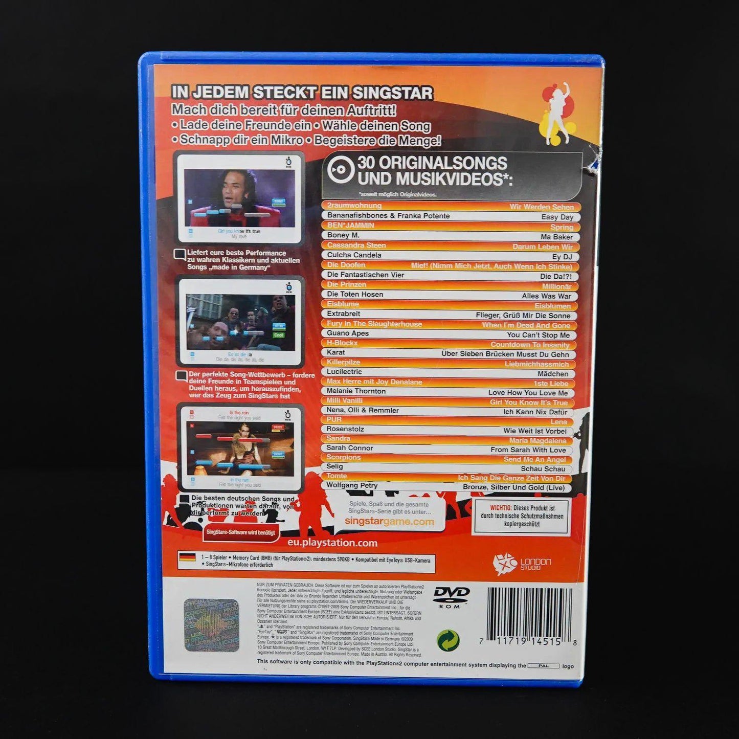 Singstar Made in Germany - Playstation 2 PS2 - CiB - PAL Deutsch - Gebraucht
