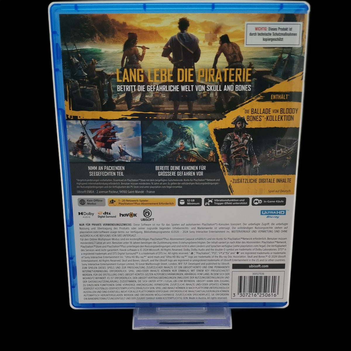 Skull and Bones - Playstation 5 PS5 - CiB - PAL - deutsch - Sehr gut