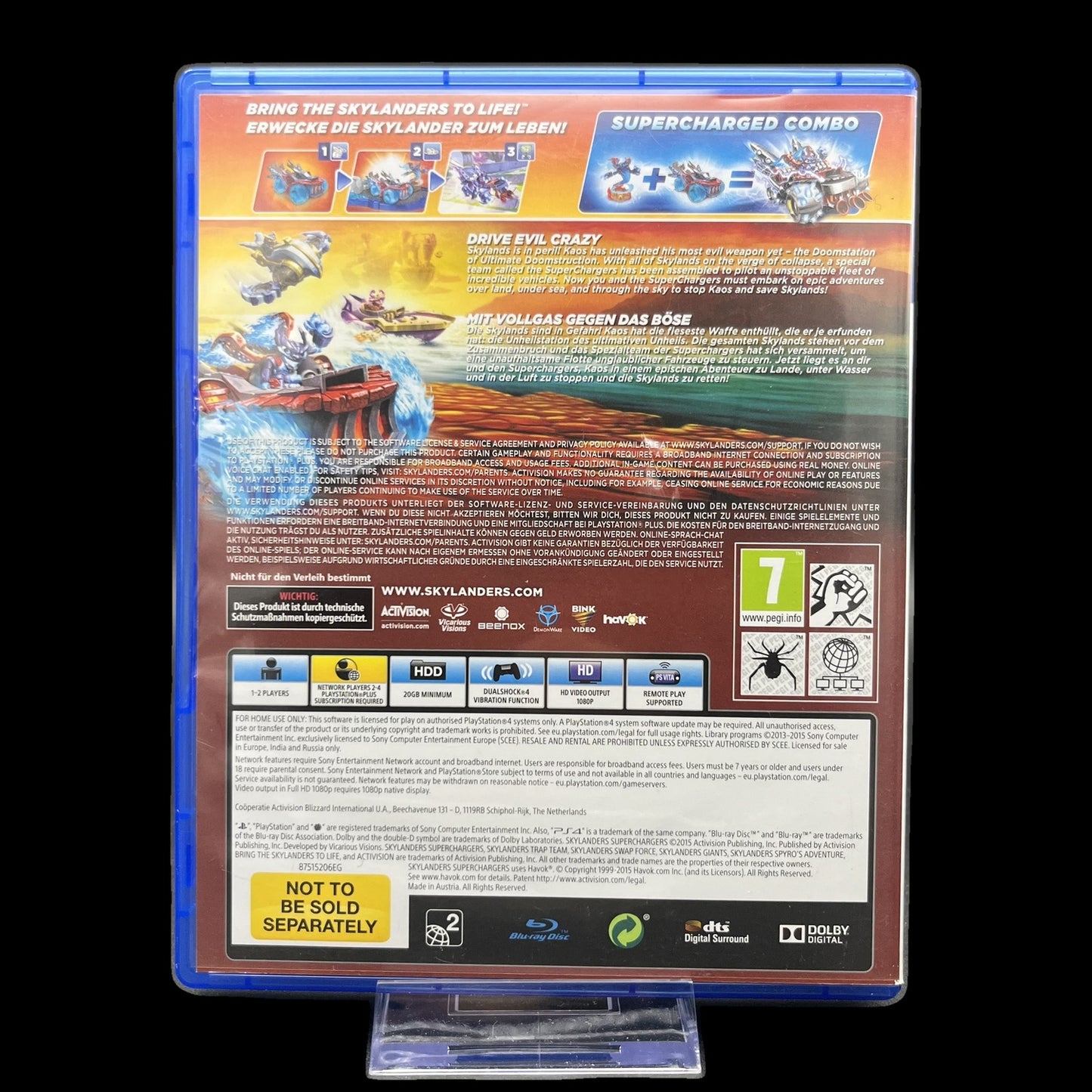 Skylanders Superchargers - Playstation 4 - In OVP - PAL - deutsch - Gebraucht