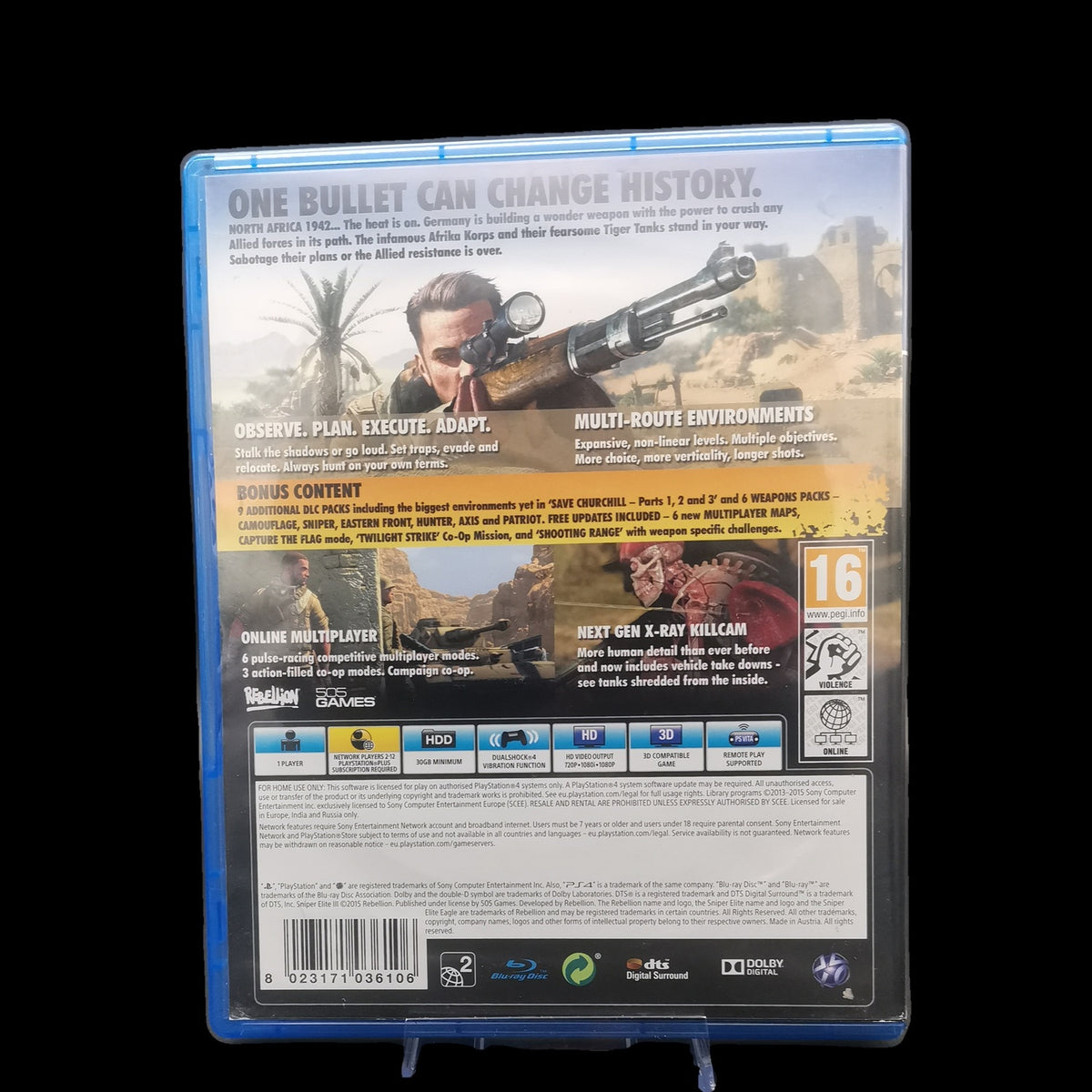 Sniper Elite III - Playstation 4 PS4 - CiB - PAL - englisch - Gebraucht