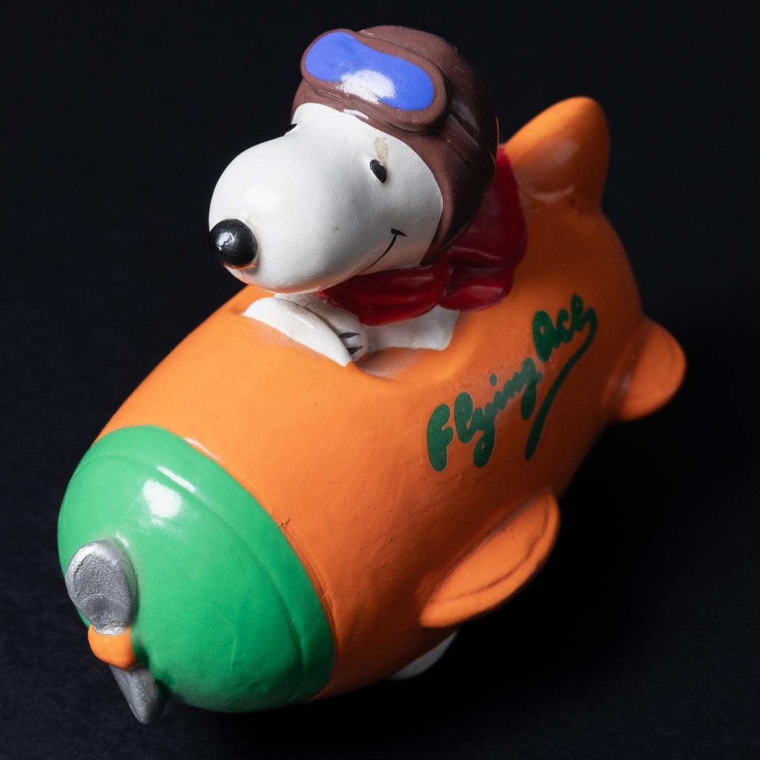 snoopy-flying-ace-vintage-spardose-1966-peanuts-deko-figur-guter-zustand-1 - Utopia Collectibles